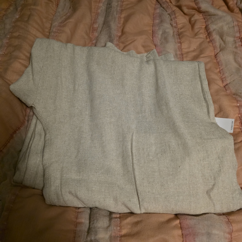 Soft Light Gray Knit Sweater